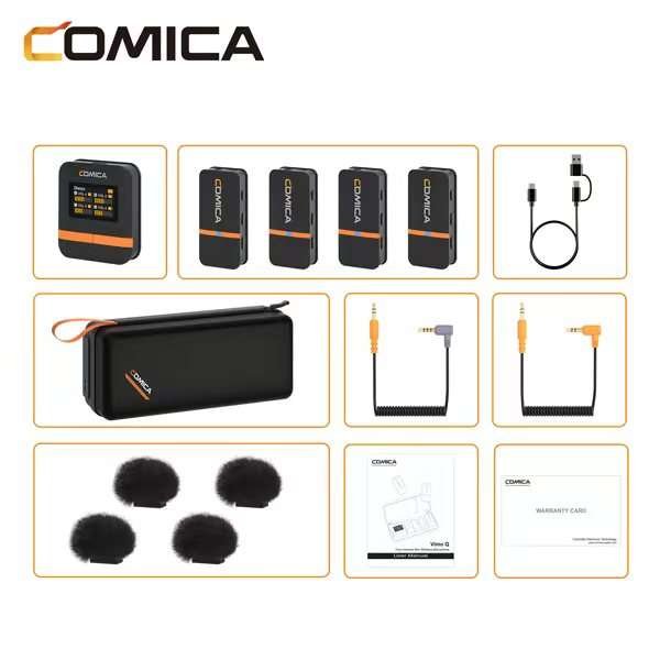 Comica Vimo Q Four-Channel Mini Wireless Microphone System