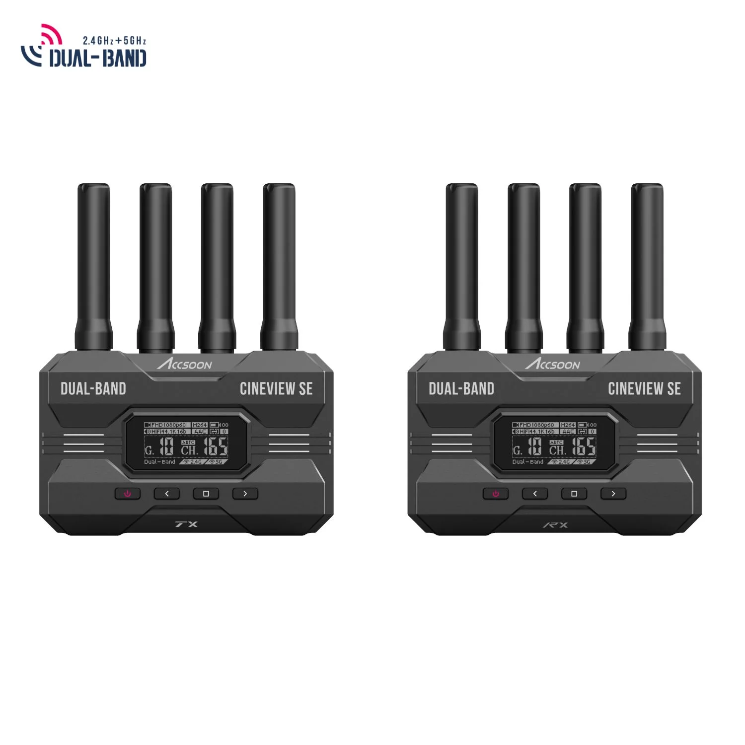 Accsoon CineView SE SDI/HDMI (1200FT) Multi-Spectrum Wireless Video Transmission System