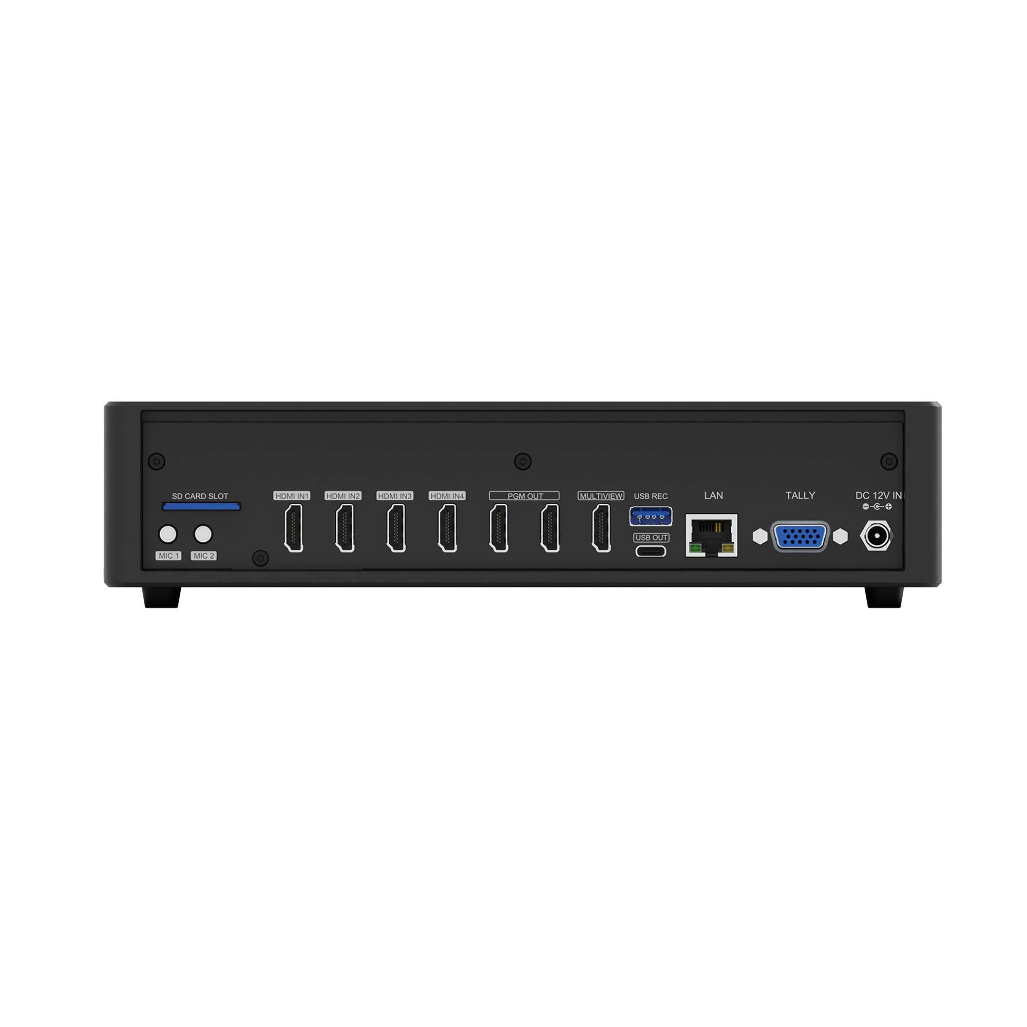 AVMATRIX Shark H4 PLUS 4-Channel HDMI Video Switcher with 10.1" IPS Display