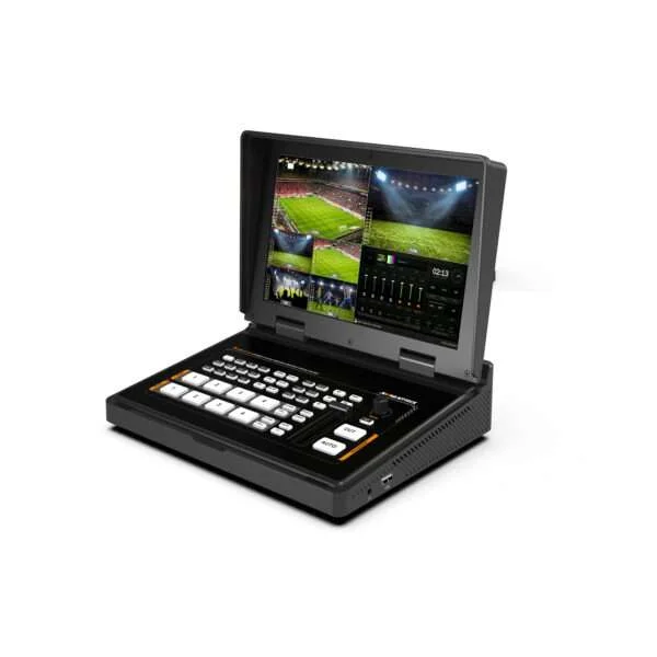 AVMATRIX Shark S4 PLUS 4-Channel SDI/HDMI Video Switcher with 10.1" IPS Display