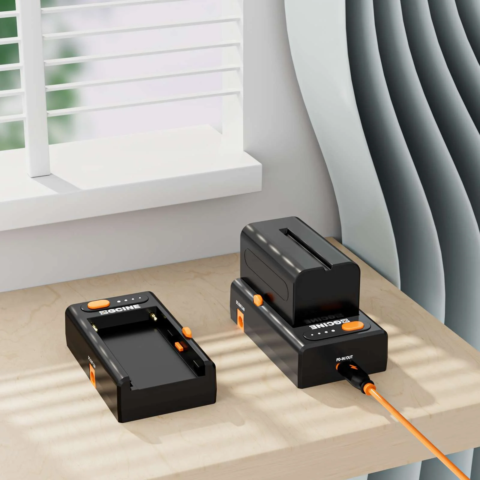 ZGCine NP-F02 NPF Battery Multi USE Charger Adapter