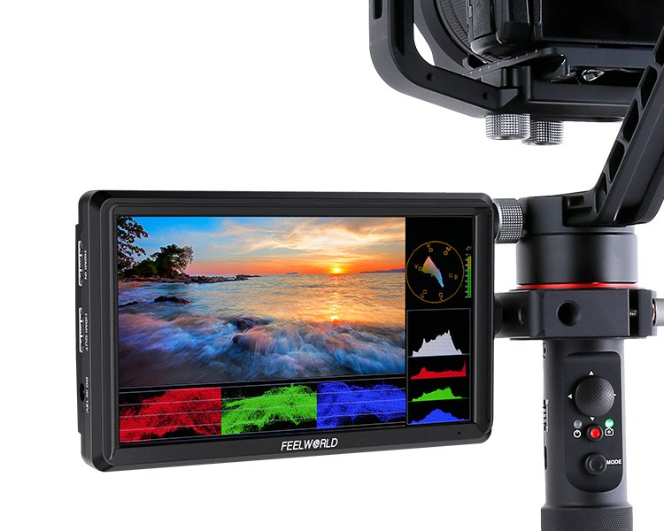 Feelworld Fw568 V3 6-Inch 3D Lut DSLR Camera Field Monitor