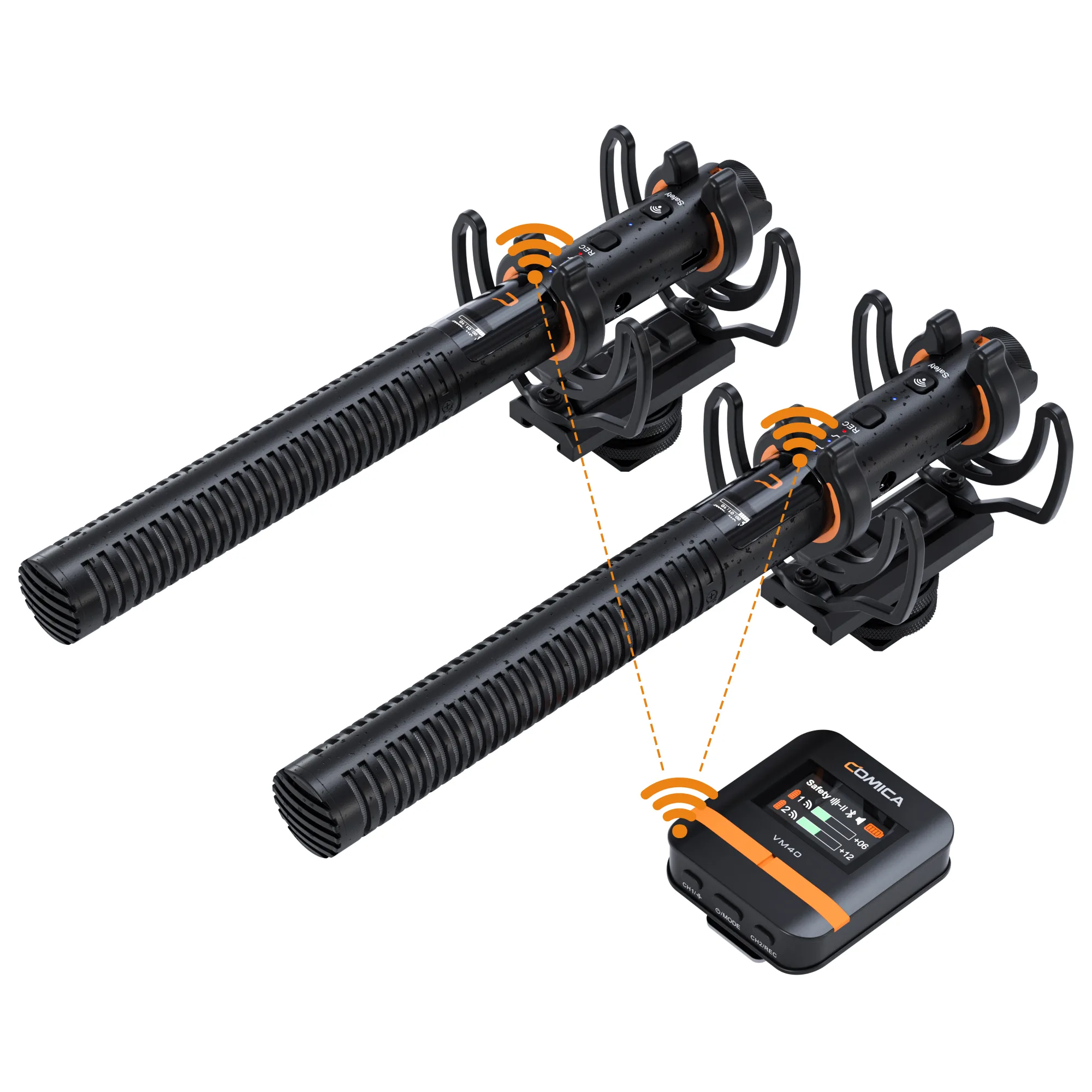Comica Audio VM40 Wireless Shotgun Microphone System (2.4 GHz)