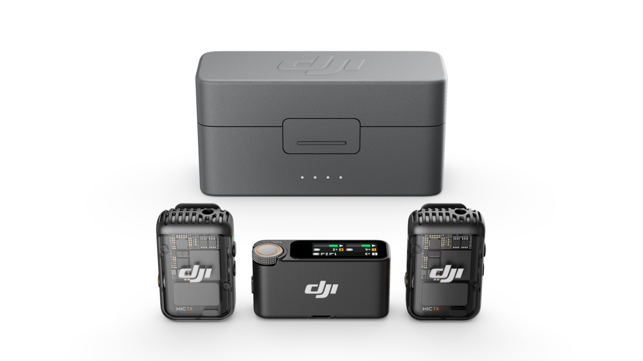 DJI Mic 2 2-Person Compact Digital Wireless Microphone System/Recorder for Camera & Smartphone (2.4 GHz)