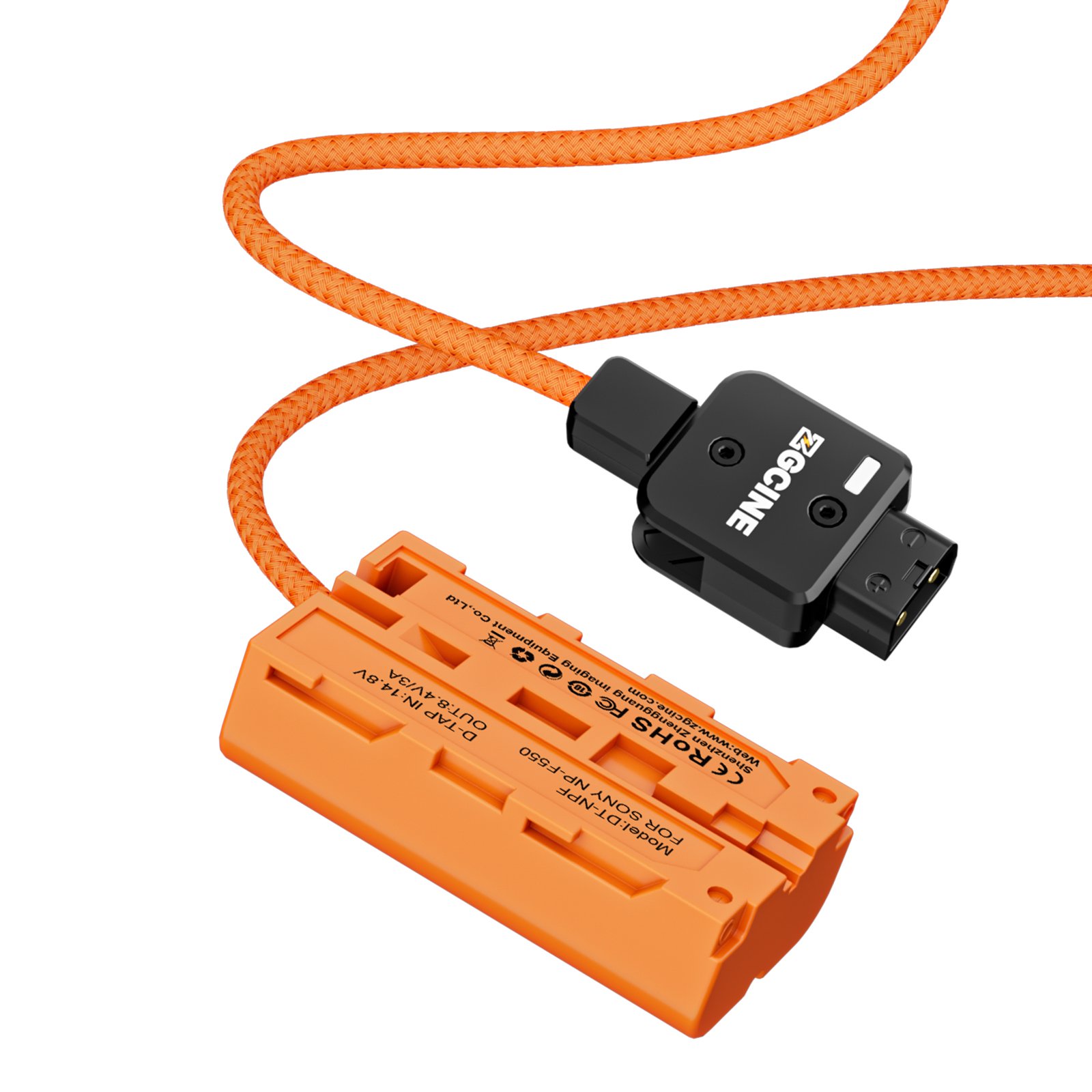 ZGCINE D-Tap to NPF for SONY NP-F Dummy Battery Cable (braided wire)