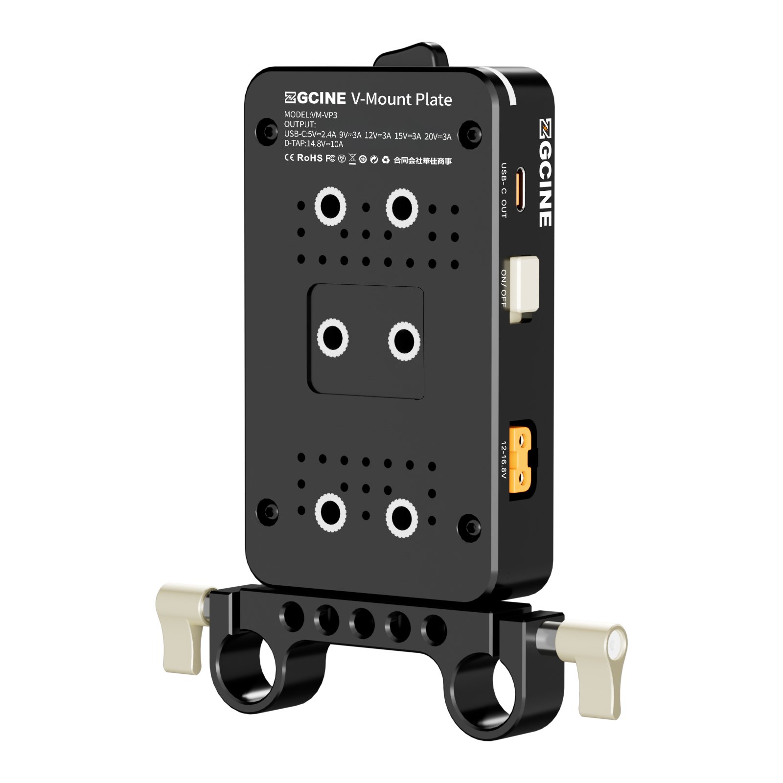ZGCINE VM-VP3 V-Mount Battery Plate