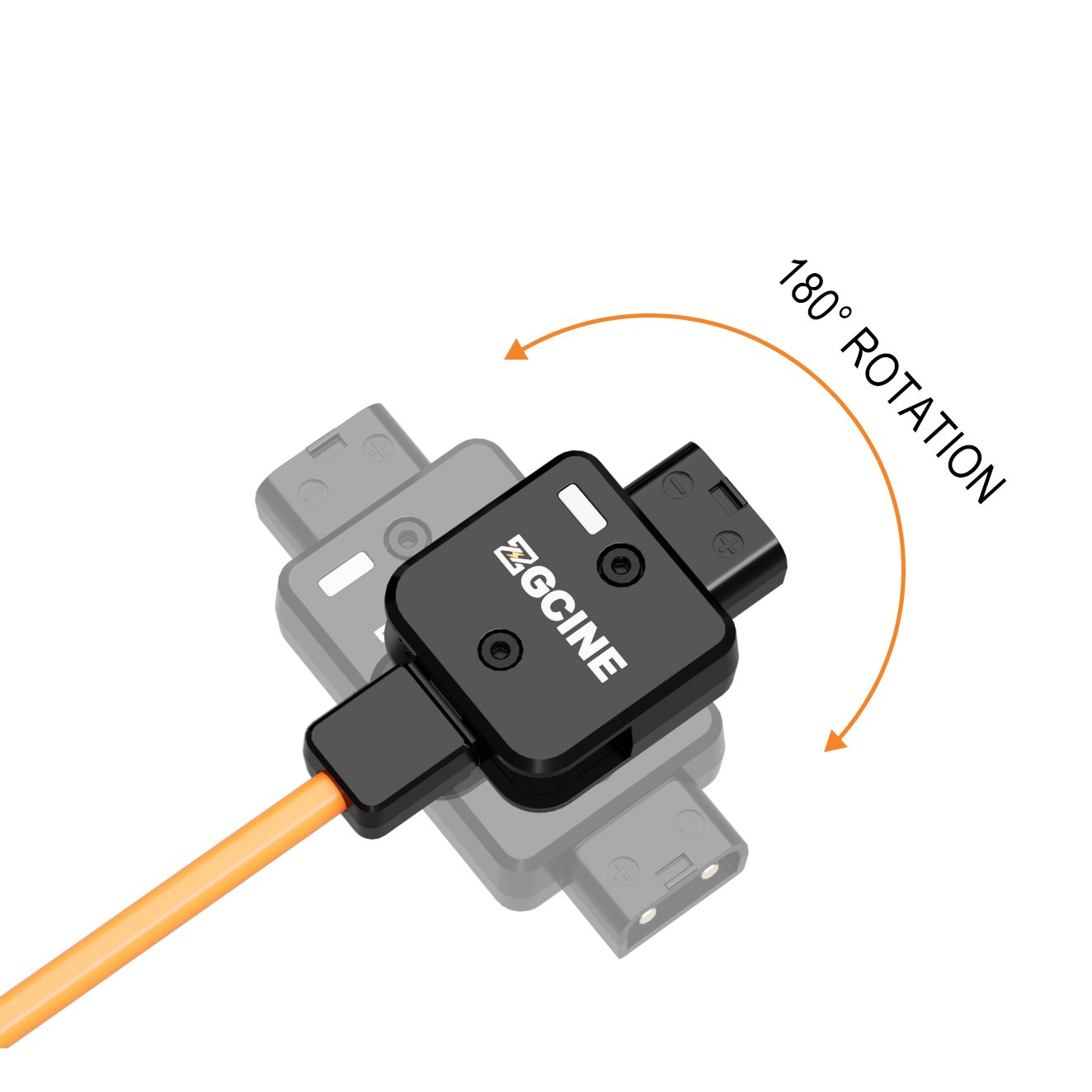 ZGCINE D-Tap to LPE17 for Canon Dummy Battery Cable (braided wire）