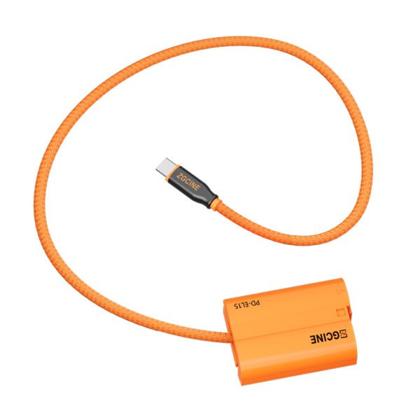 ZGCINE USB-C PD to EL15 for Nikon Dummy Battery Cable