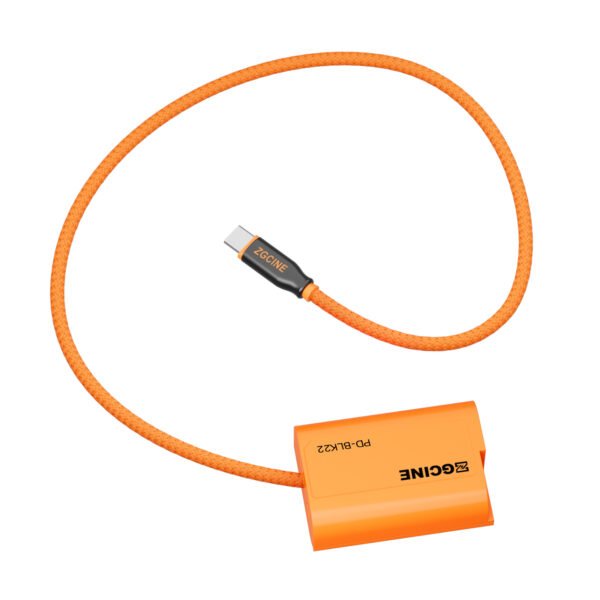 ZGCINE USB-C PD to BLK22 for Panasonic Lumix Dummy Battery Cable