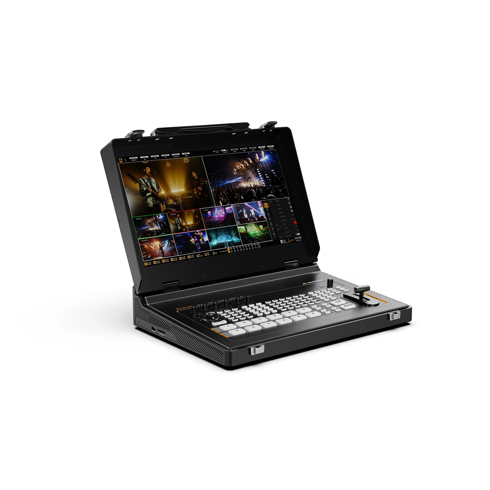 AVMATRIX SHARK S6 PLUS 17.3" 6CH SDI/ HDMI Portable Video Switcher