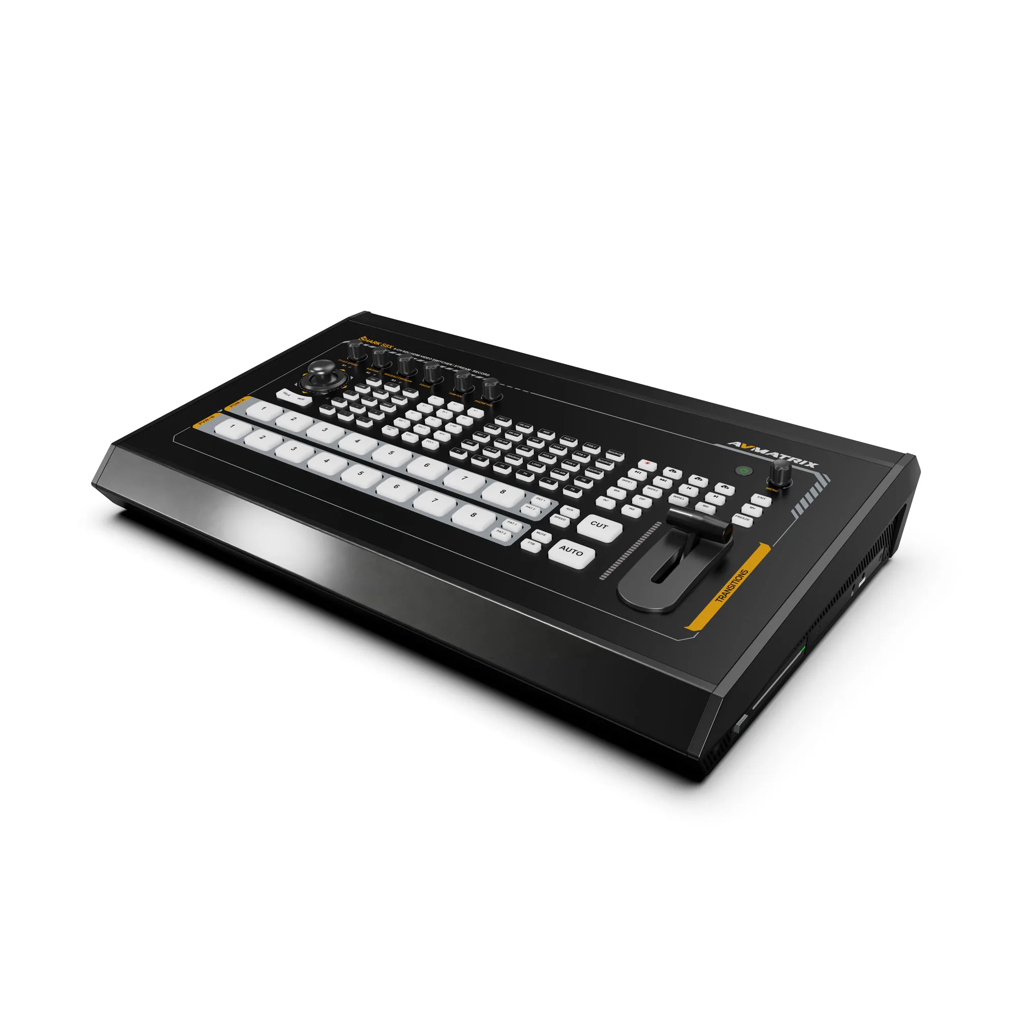 AVMATRIX SHARK S8X NDI 8-Channel SDI/HDMI Audio/Video Switcher
