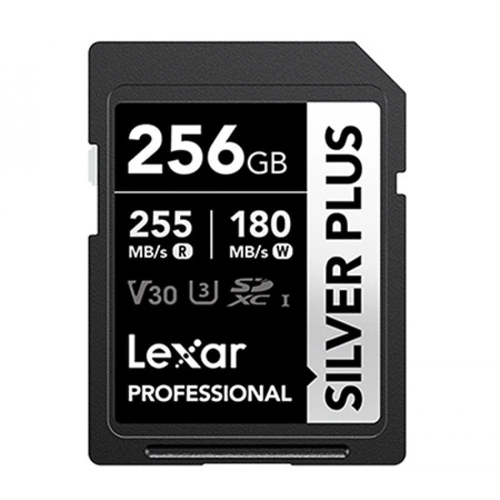 Lexar 256GB Professional SILVER PLUS UHS-I SDXC Memory Card