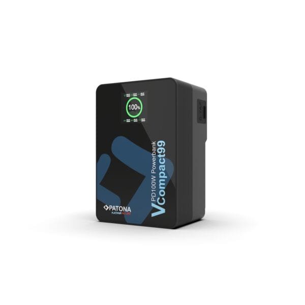PATONA Platinum VCompact99 99Wh 14.8V PD100W V-Mount Battery (99Wh, V-Mount)