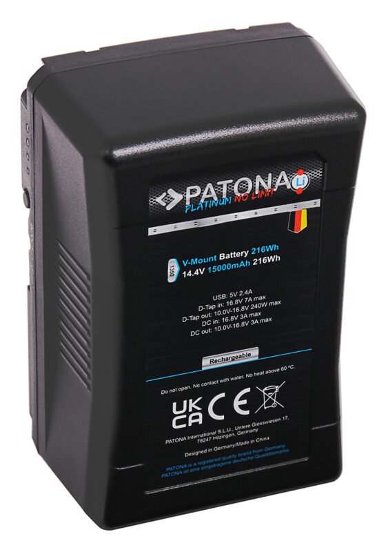 Patona Platinum V-Mount  Battery 24A 216Wh 15000mAh