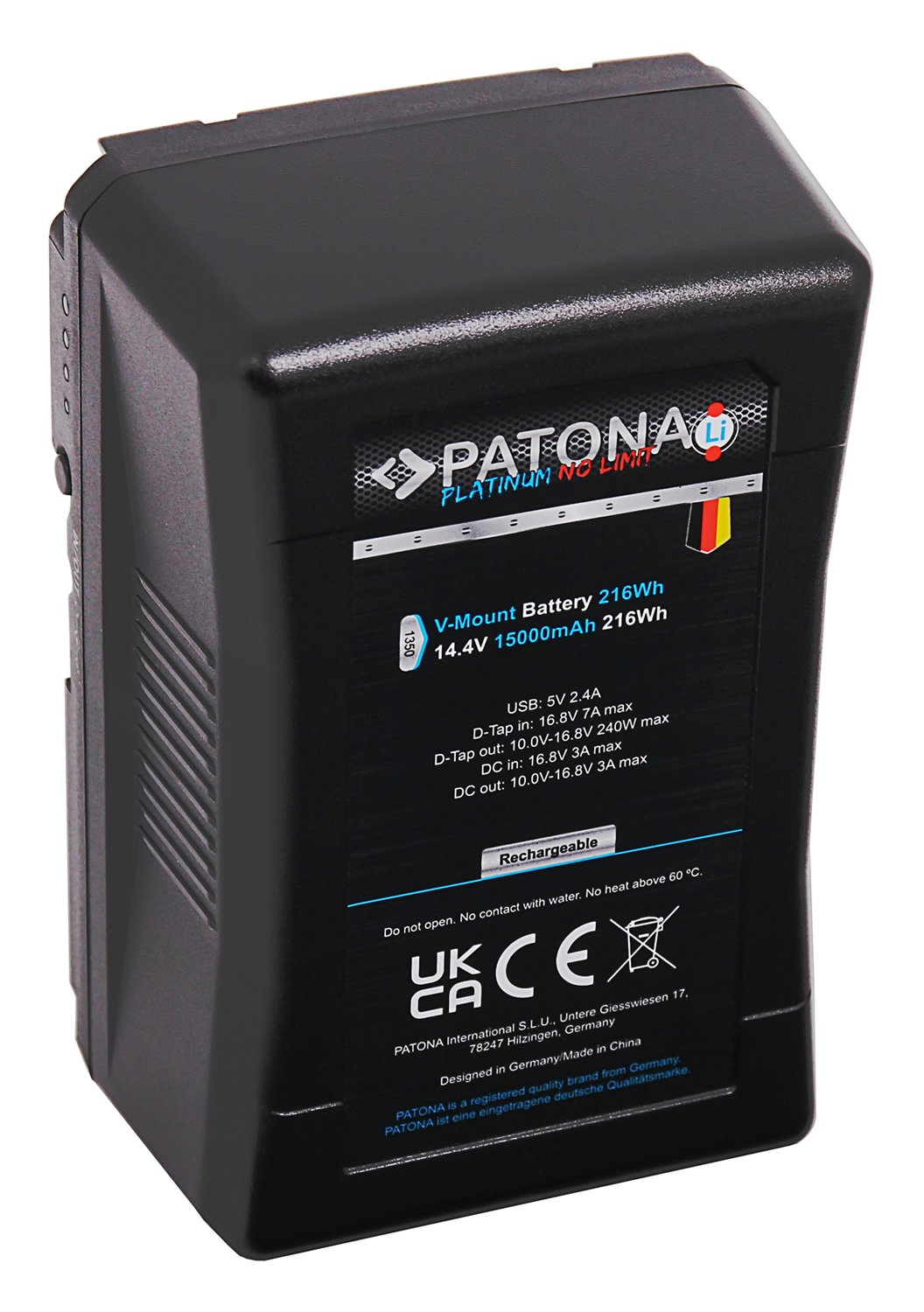 Patona Platinum V-Mount  Battery 24A 216Wh 15000mAh